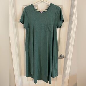 Lularoe Small Green Carly Dress